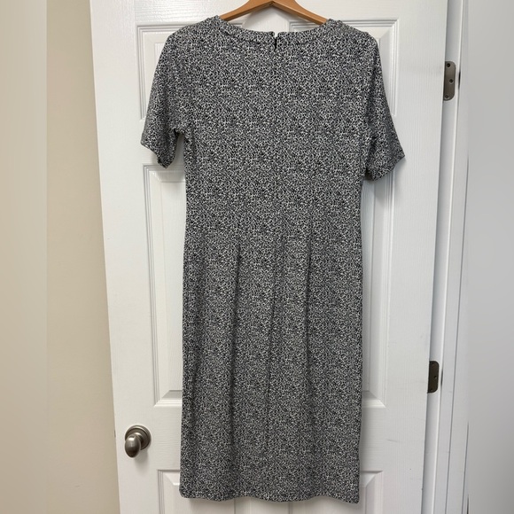 LOFT Women’s Leopard Print Sheath Midi Dress Size 8 - Picture 4 of 13